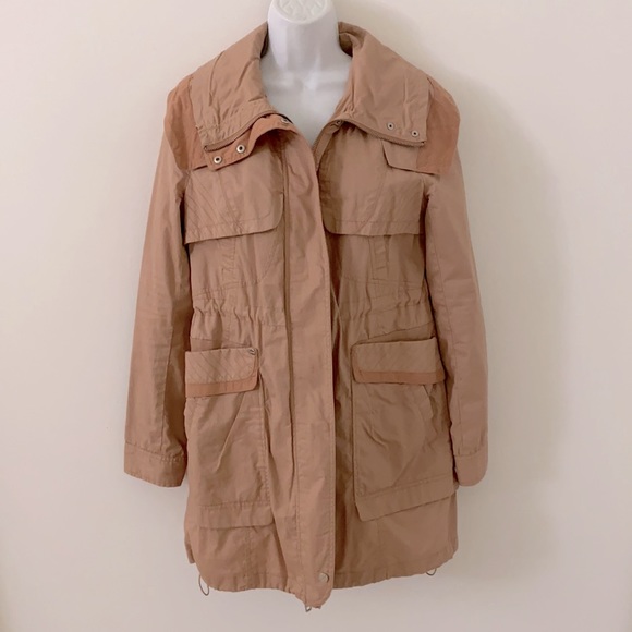 Dusty rose zip-up jacket - Picture 1 of 8